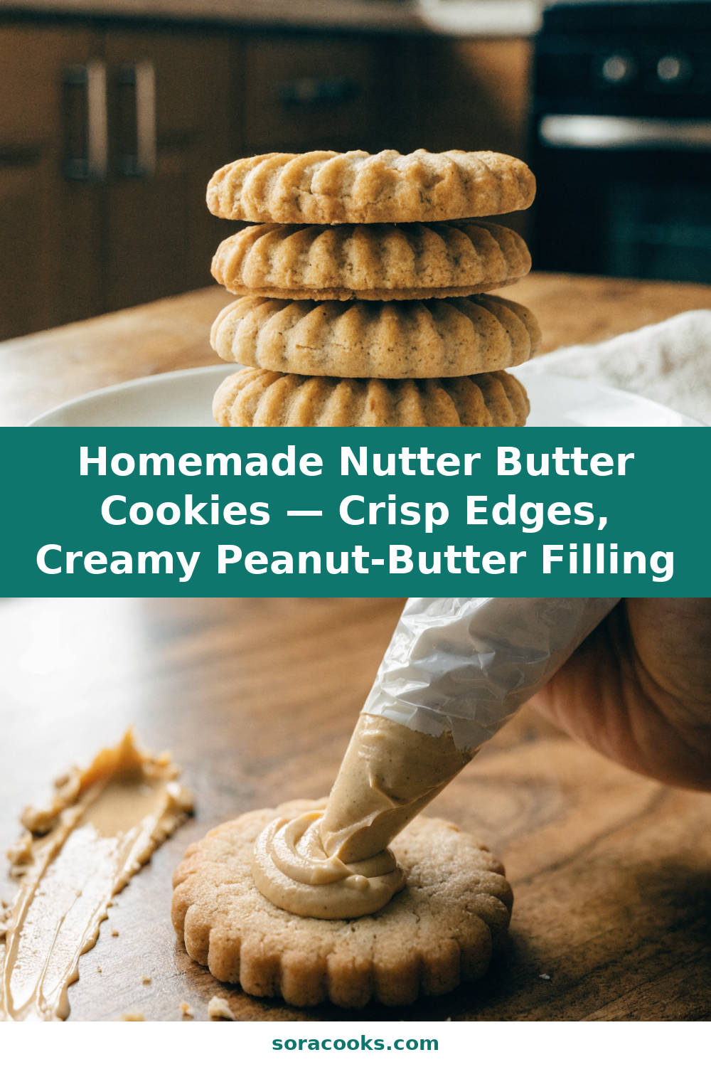 Homemade Nutter Butter Cookies